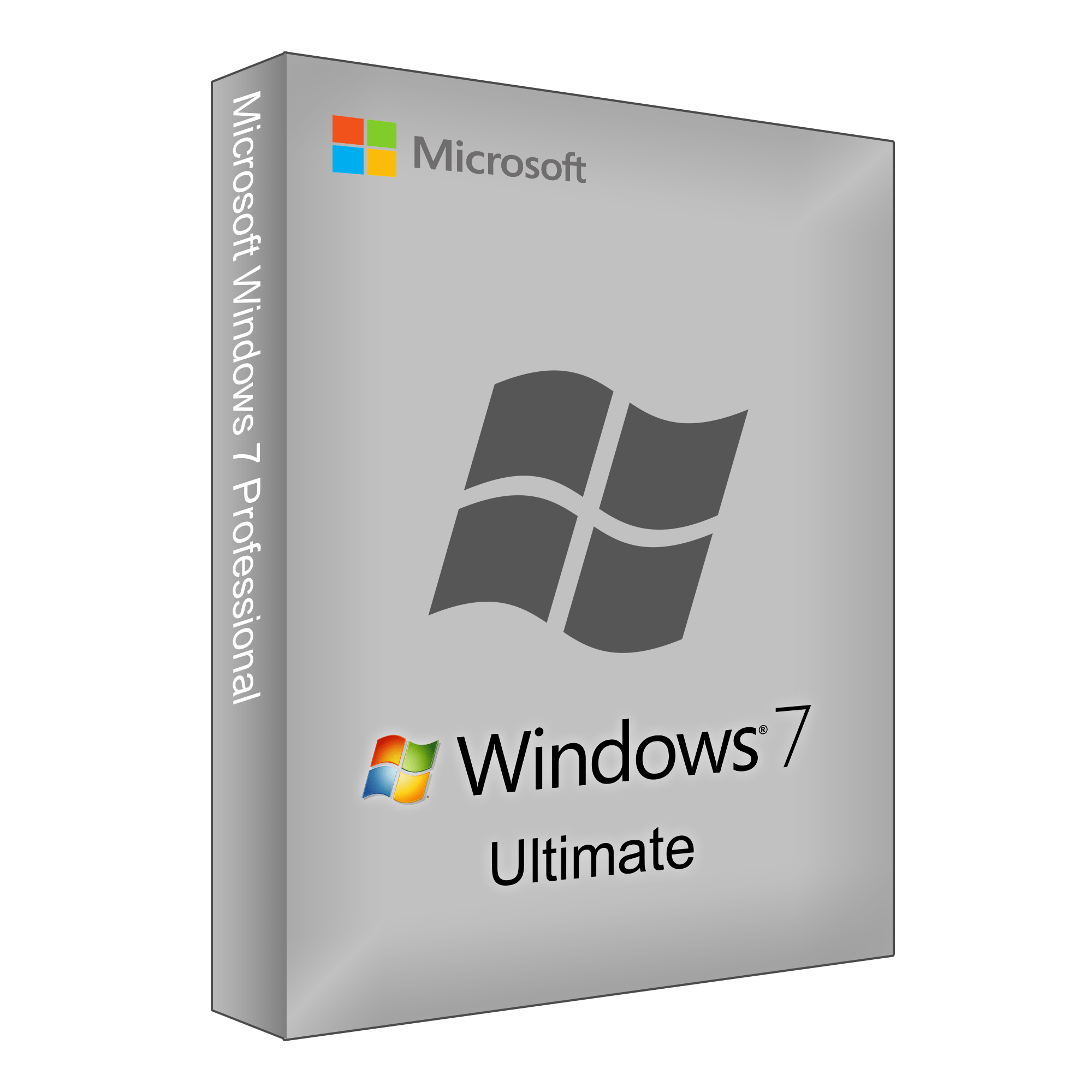 Microsoft Windows 7 Ultimate Verpackung oder Produktbox