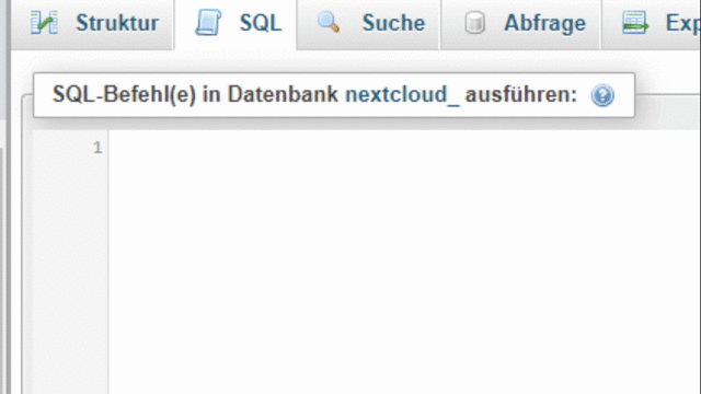 Nextcloud gesperrte Dateien entsperren