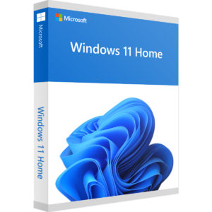 Microsoft Windows 11 Home Verpackung oder Produktbox.