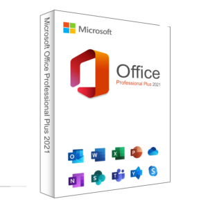 Microsoft Office Professional Plus 2021 Verpackung oder Produktbox