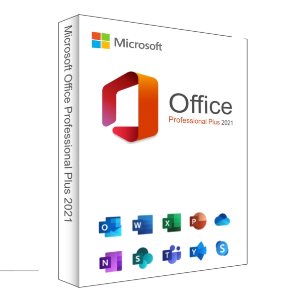 Microsoft Office Professional Plus 2021 Verpackung oder Produktbox