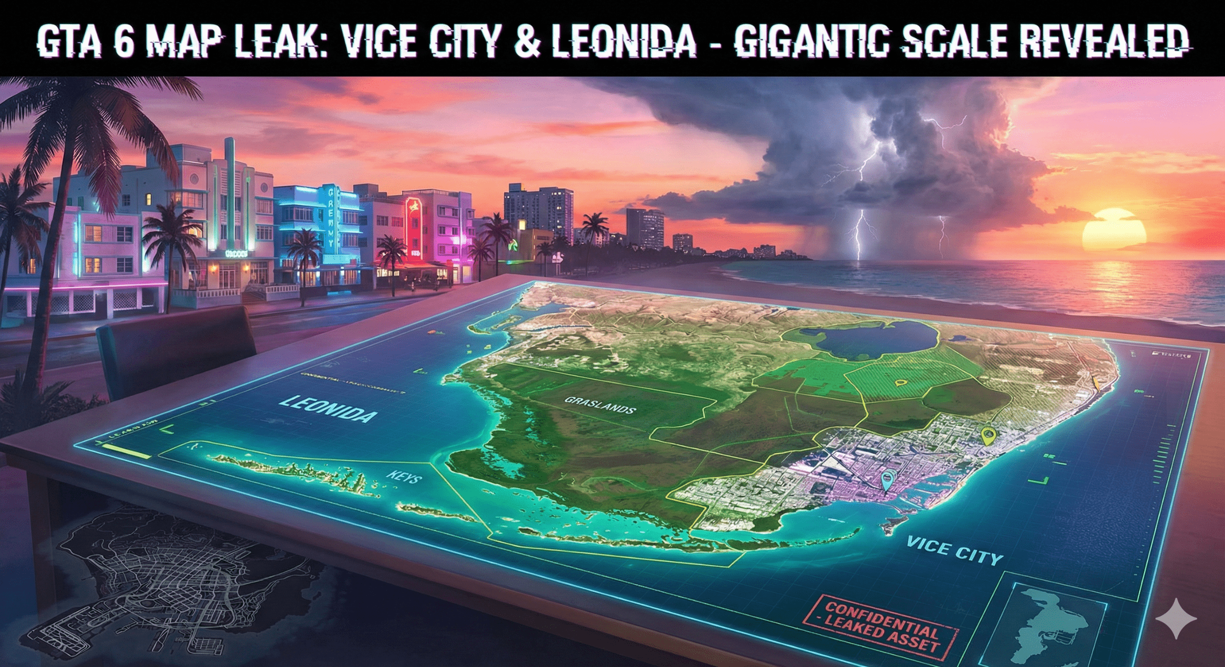 GTA 6 Map Leak: Warum Vice City diesmal gigantisch wird